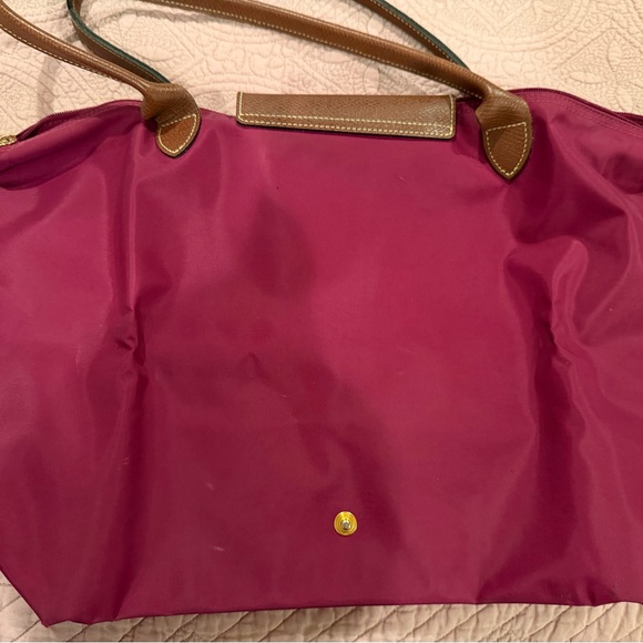 Elegant Longchamp Brown and Pink Women's Handbag long straps - Picture 4 of 10